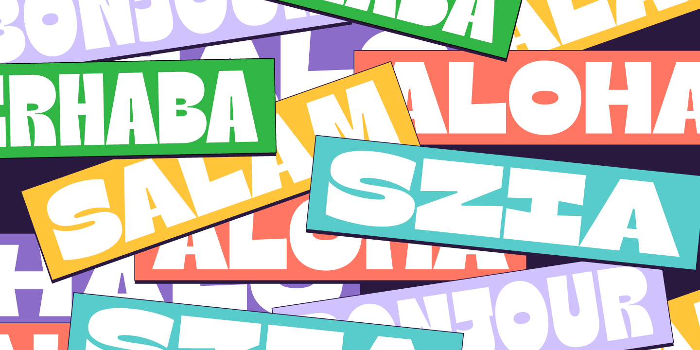 Gulfs Display Semi Expanded Italic Font preview